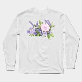 Roses and Violets Long Sleeve T-Shirt